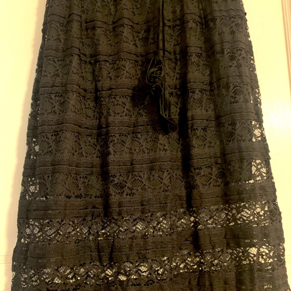 Woman’s summer Lacey long skirts with the short slip underneath.  Very cute